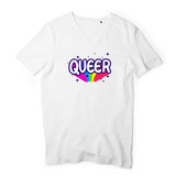 T shirt col V LGBT Queer