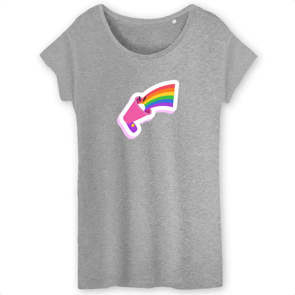 T shirt Femme LGBT Megaphone