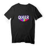 T shirt col V LGBT Queer